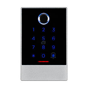 Клавіатура з Bluetooth, з контролером, зчитувачем відбитків пальців та карт Mifare Trinix TRK-1106BTFW (71-00054)