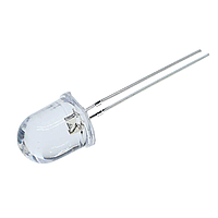 Світлодіод вивідний Led 10мм 3В (білий холодний)