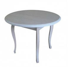 Стіл обідній розкладний круглий ЕЛІС Fusion Furniture, колір білий, фото 3