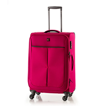 Чемодан на колесах для подорожей Swissbrand Silkeborg (L) Fuchsia/Light Grey (SWB_LLSIL941L)