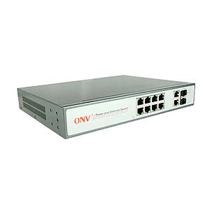 PoE-комутатор 10-портовий ONV-POE31108PFB (73-00006), фото 1