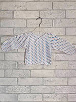 Бавовняна сорочечка для новонароджених, ясельні кофточки рукавички для малюків