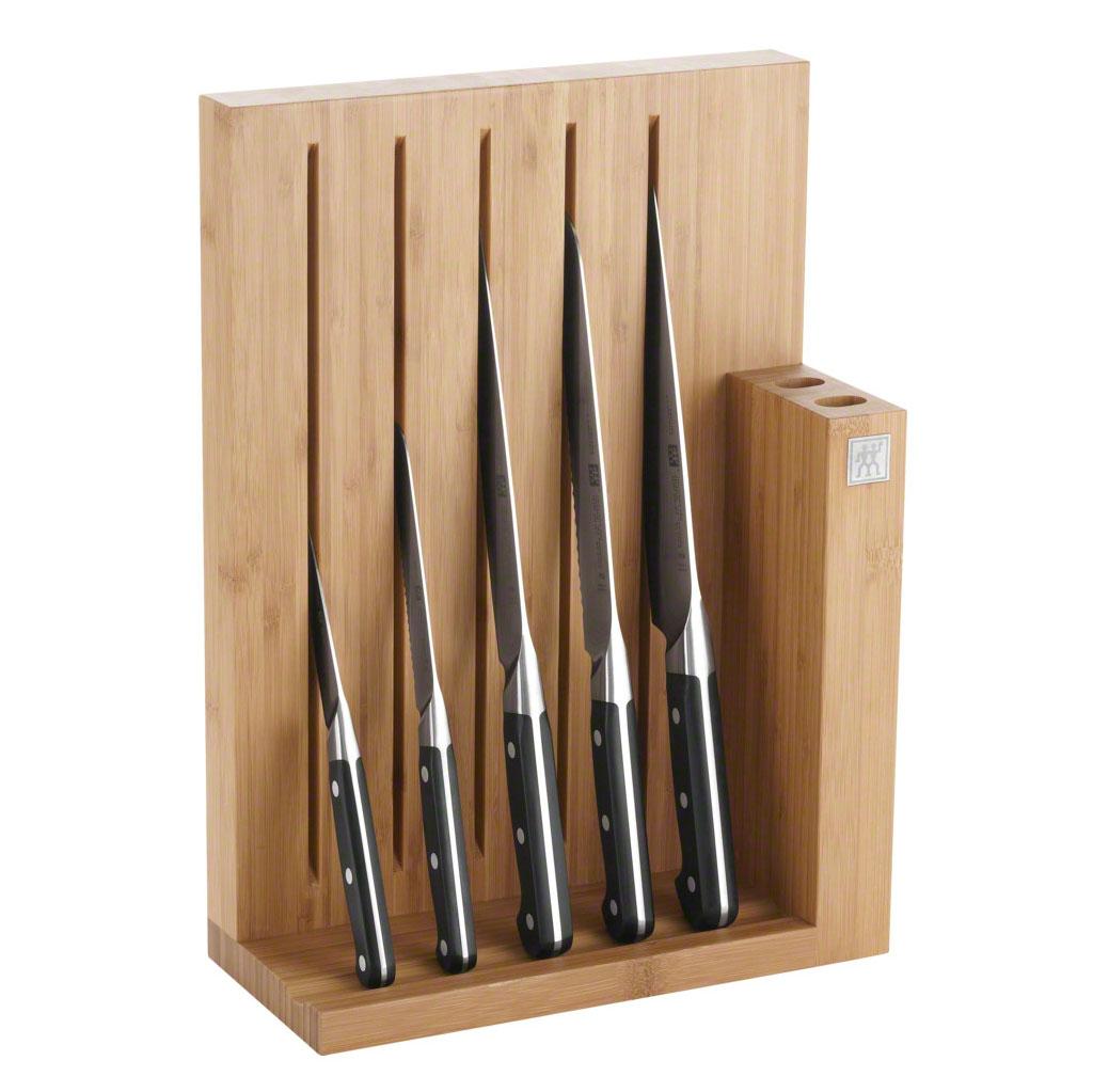 Набір кухонних ножів Zwilling Pro у колоді 6 предметів (5+1) 1002231