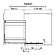 Карго - 50 REJS VARIANT MULTI кріплення нижнє Хром (без направляючих), фото 4
