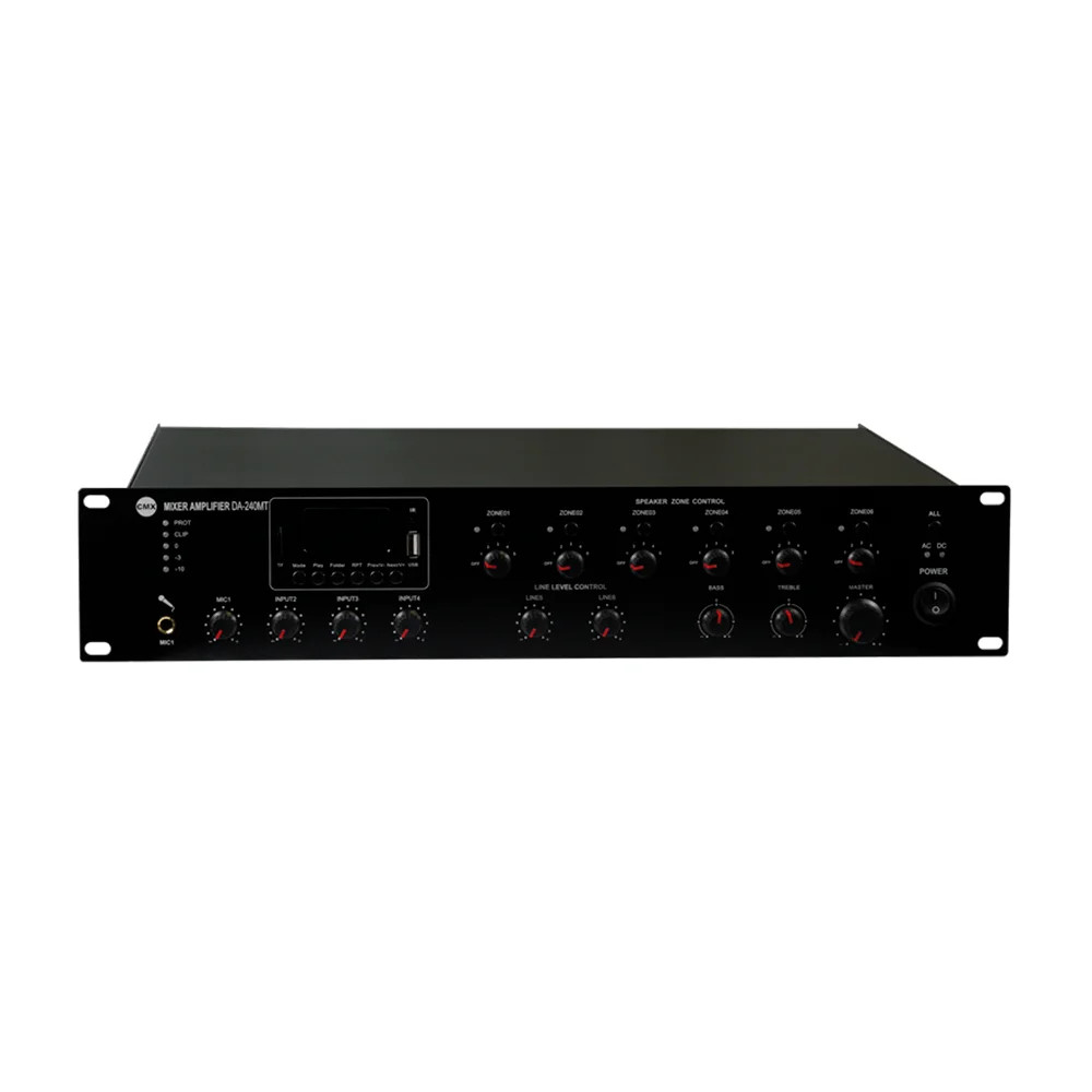 Мікшуючий підсилювач CMX DA-240MT, 6 зон, 19" (17-00001)