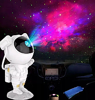 Проектор-нічник космонавт зоряне небо в дитячу, Світильник космонавт,Нічник галактика з лазерною проекцією