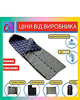 Всесезонный спальный мешок ЗСУ Тактический для военных Водонепроницаемый, Спальник одеяло с капюшоном