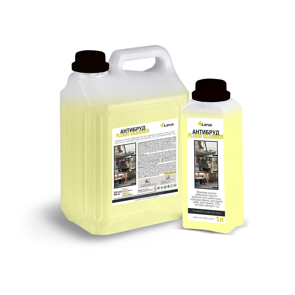 Засіб для миття сильно забрудненої підлоги АНТИБРУД 4Larus / Floor cleaner 4Larus