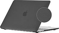 Пластиковая накладка STR Carbon Style Hard Case for MacBook Pro 16 (2021 | 2023) M1 | M2 | M3 - Black
