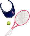 Лялька Барбі Безмежні рухи Тенісістка Barbie️ Made to Move️ Tennis Player HKT73, фото 5