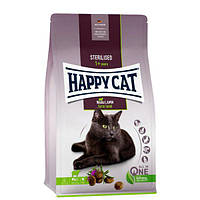 Happy Cat (Хеппи Кет) Sterilised Adult Weide-Lamm - Сухой корм с ягненком для стерилизованных кошек и кастриро