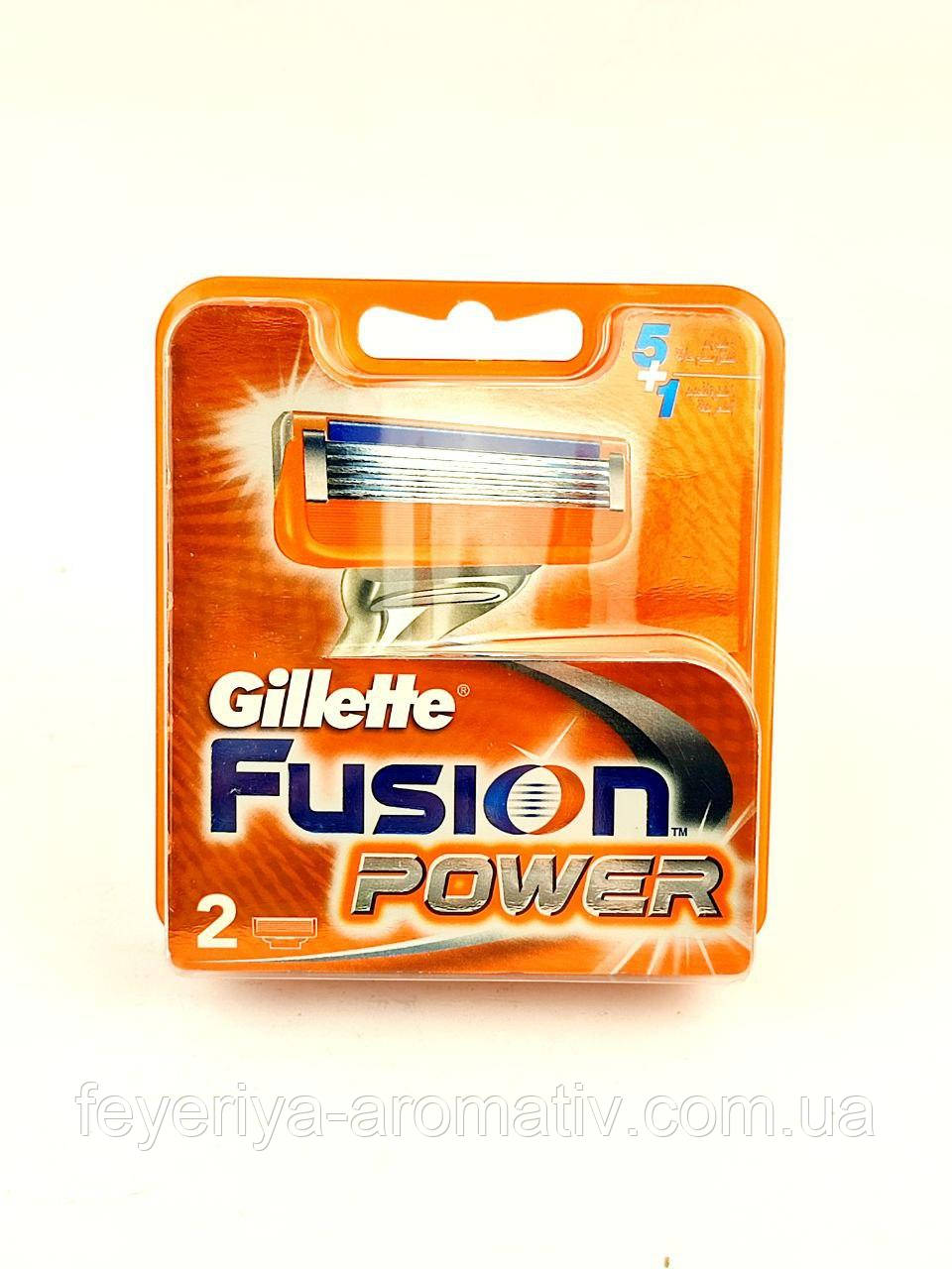 Змінні касети для гоління Gillette Fusion Power 2 шт Колумбія