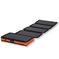 Повербанк з сонячною панеллю 20000mAh Power Bank Kraft TPB-20SLP4F (43-00044), фото 3