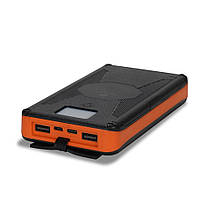 Повербанк з сонячною панеллю 20000mAh Power Bank Kraft TPB-20SLP4F (43-00044), фото 5