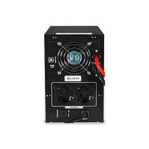 Джерело безперебійного живлення під зовнішній акумулятор KRF-PSW1500VA/1200W(LCD)24V UPS Kraft (42-00062), фото 4