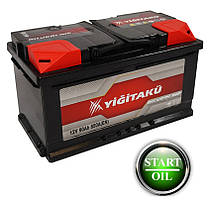 Акумулятор YIGITAKU MF 90Ah 850A R+ (h=175)