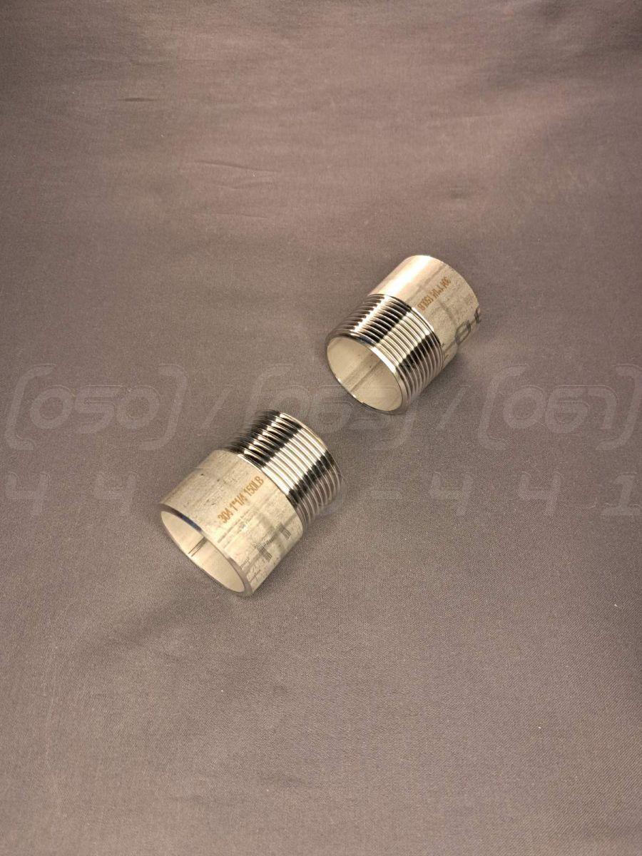 Різьба коротка приварна Ду 32 (1"1/4) з нержавіючої сталі AISI 304