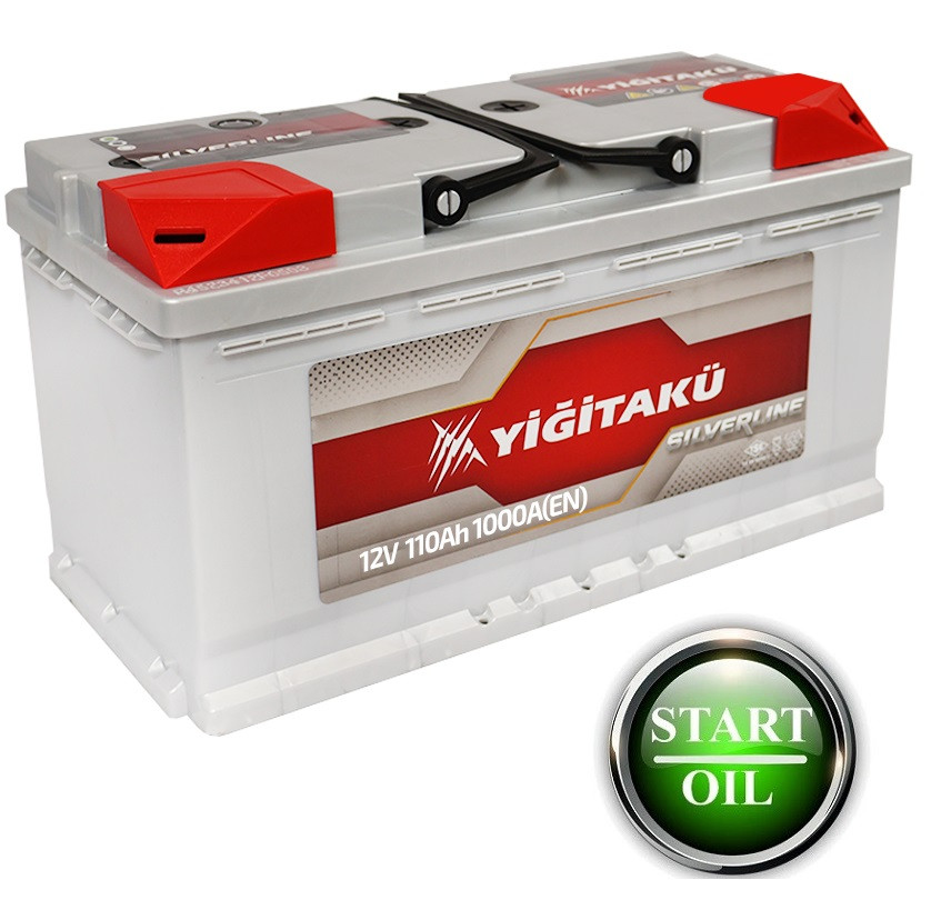 Акумулятор YIGITAKU MF 110Ah 1000A R+