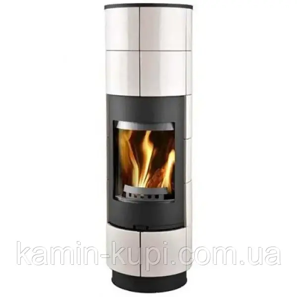 Піч-камін Thorma DELIA Ceramic STANDARD (ivory - slon.kosť, білий глянцевий)
