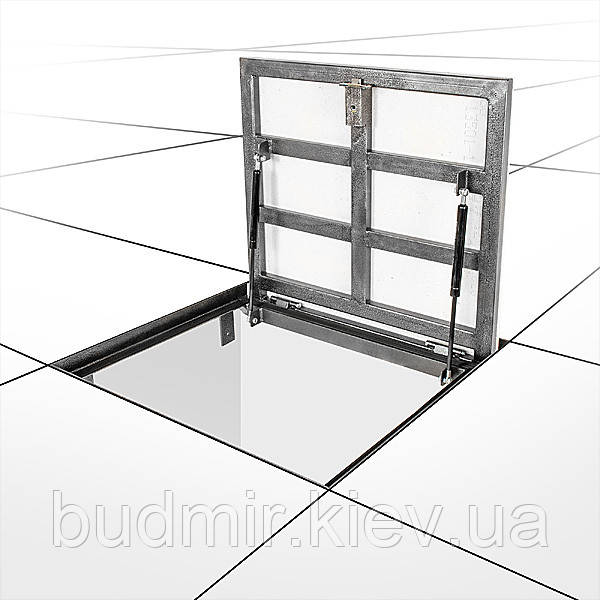 Люк (600х600мм.) в підлогу, на петлях, герметичний, модель "APF-U", фото 1