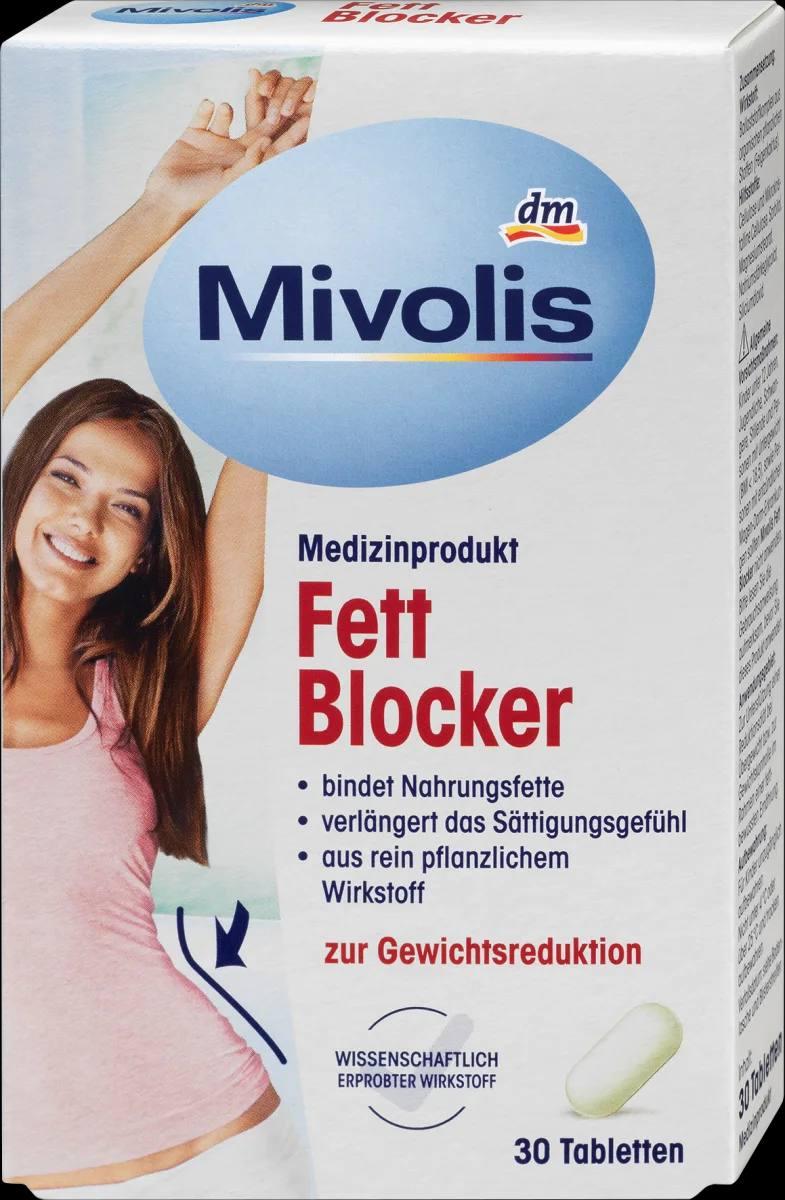 Капсули для схуднення та профілактики набору зайвої ваги "Mivolis Fett Blocker" - блокатор жиру, Німеччина, 30 шт., фото 1
