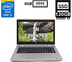 Ноутбук HP EliteBook 8460p/14”TN(1366x768)/Intel Core i5-2520M 2.50GHz/8GB DDR3/SSD 120GB/Intel HD Graphics