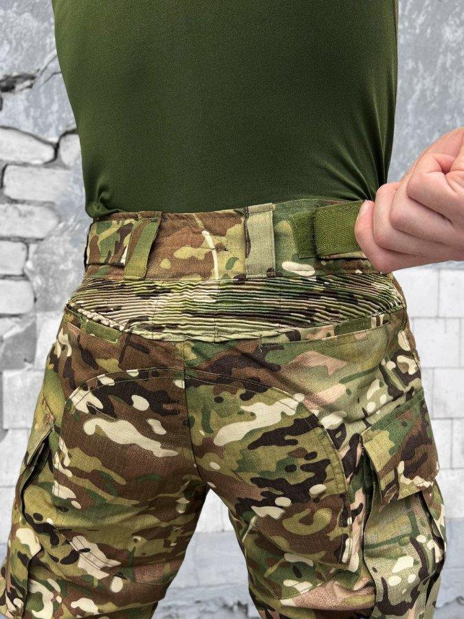 Тактические весенние армейские штаны мультикам G3 с наколенниками военные штаны рип-стоп множество карманов - фото 2 - id-p2122400318
