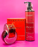 Набор женский Bvlgari Omnia Coral (Туалетная вода 65 ml + Парфюмированный лосьон 200 ml)