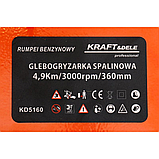 Бензиновий культиватор для дачі 1,5 л Kraft&Dele KD5160 культиватор бензиновий легкий, фото 9