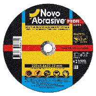 Круг відрізний по металу NOVOABRASIVE Profi 230 x 1.6 x 22.23