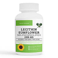 Лецитин подсолнечный 98% фосфолипидов для сердечно - сосудистой системы в капсулах envie lab