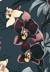 Малювання по номерам Riviera Blanca Візерункові орхідеї (RB-0598) 28 х 40 см (Без коробки)