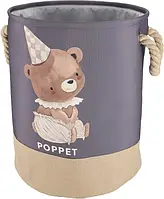 Кошик для зберігання іграшок POPPET Ведмедик 40х50 см (PP001-L)