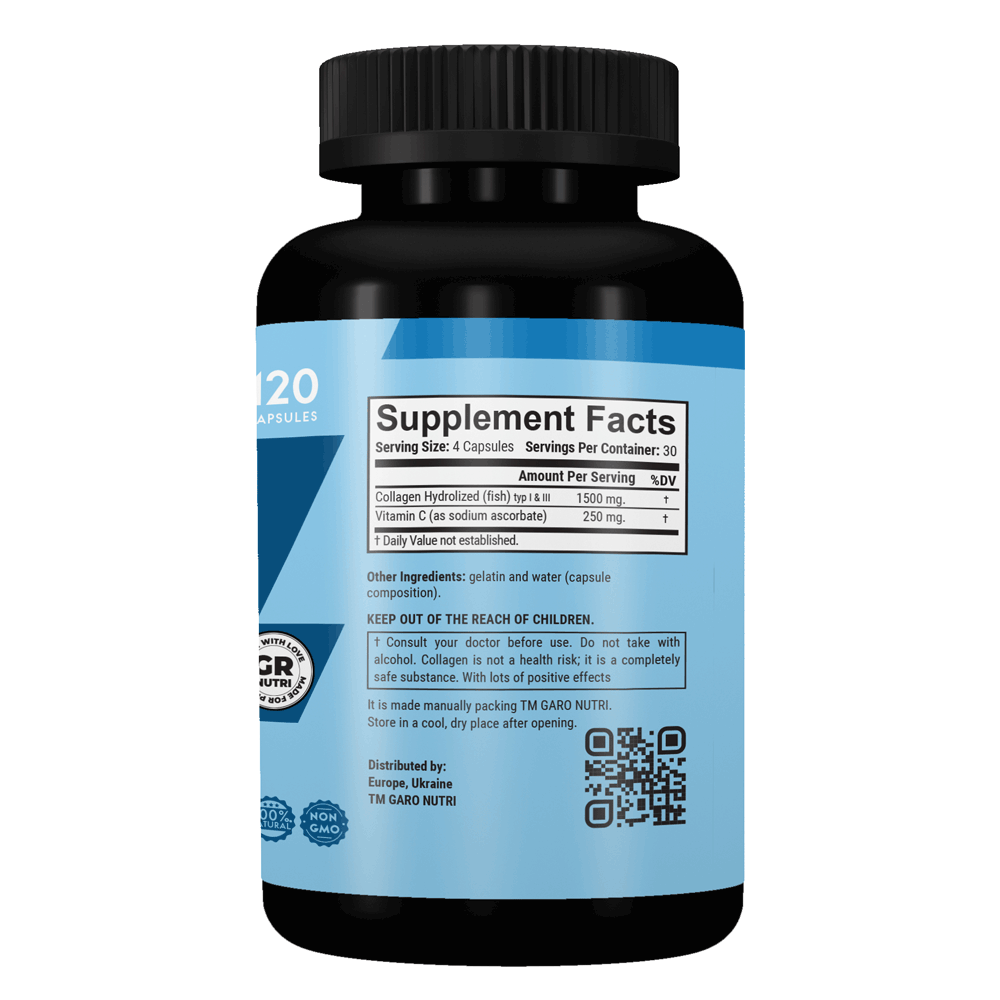 Морской коллаген с витамином С для женщин Канада Garo Nutrition - фото 2 - id-p2122405813