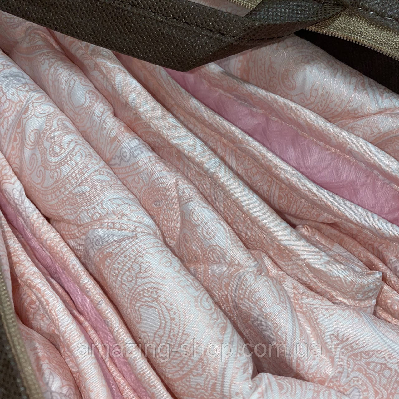 Літня ковдра двоспальна 175*215 см Ковдра літня, наповнювач бавовна. Стьобана ковдра ODA, фото 1