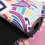 Замшевий двошаровий килимок для йоги 183x61x0.3 см Record FI-5662-6, фото 6