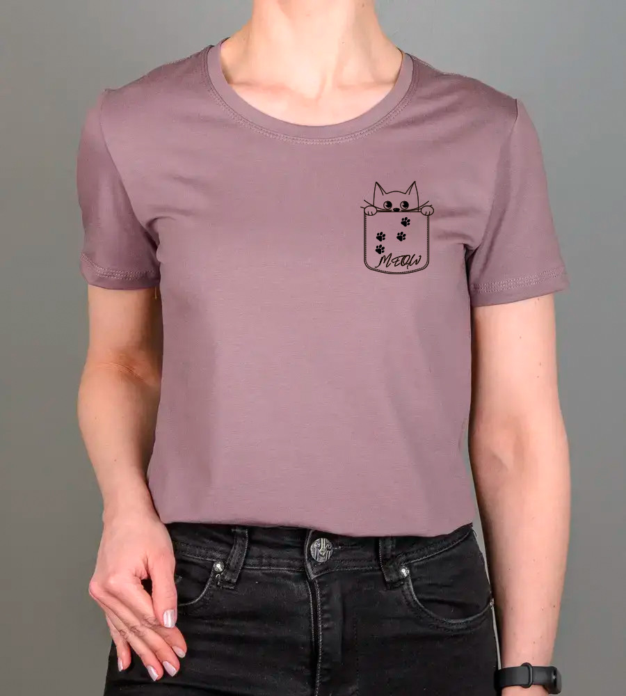 Футболка жіноча Cat 2476ж (Уп.4шт M-XXL), Суха троянда