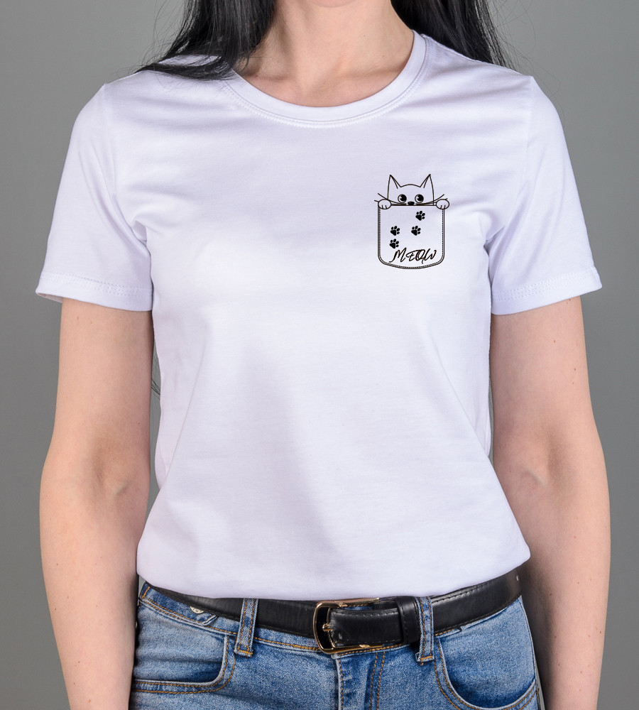 Футболка жіноча Cat 2476ж (Уп.4шт M-XXL), Білий