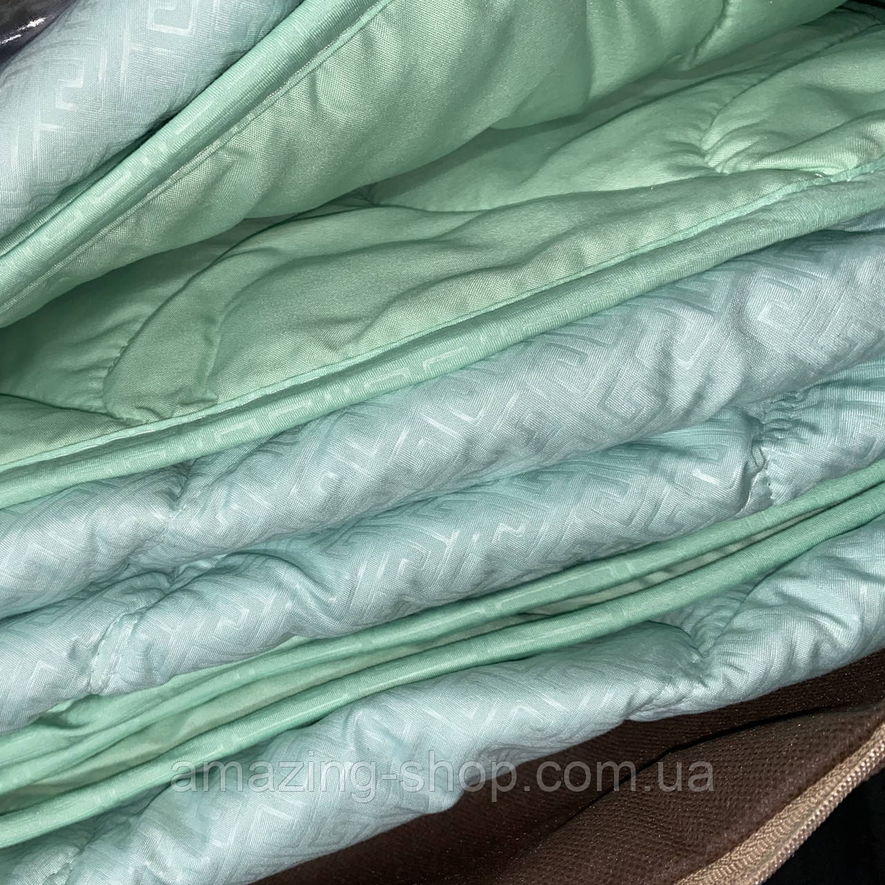 Літня ковдра двоспальна 175*215 см Ковдра літня, наповнювач бавовна. Стьобана ковдра ODA, фото 1