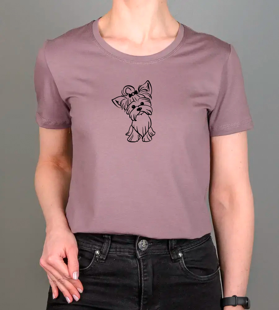 Футболка жіноча York 2475ж (Уп.4шт M-XXL), Суха троянда, фото 1