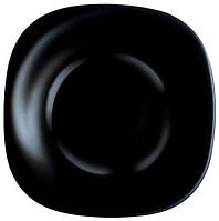 Тарелка обеденная Luminarc Carine Black квадратная 26х26 см стеклокерамика (3666H/L9817)