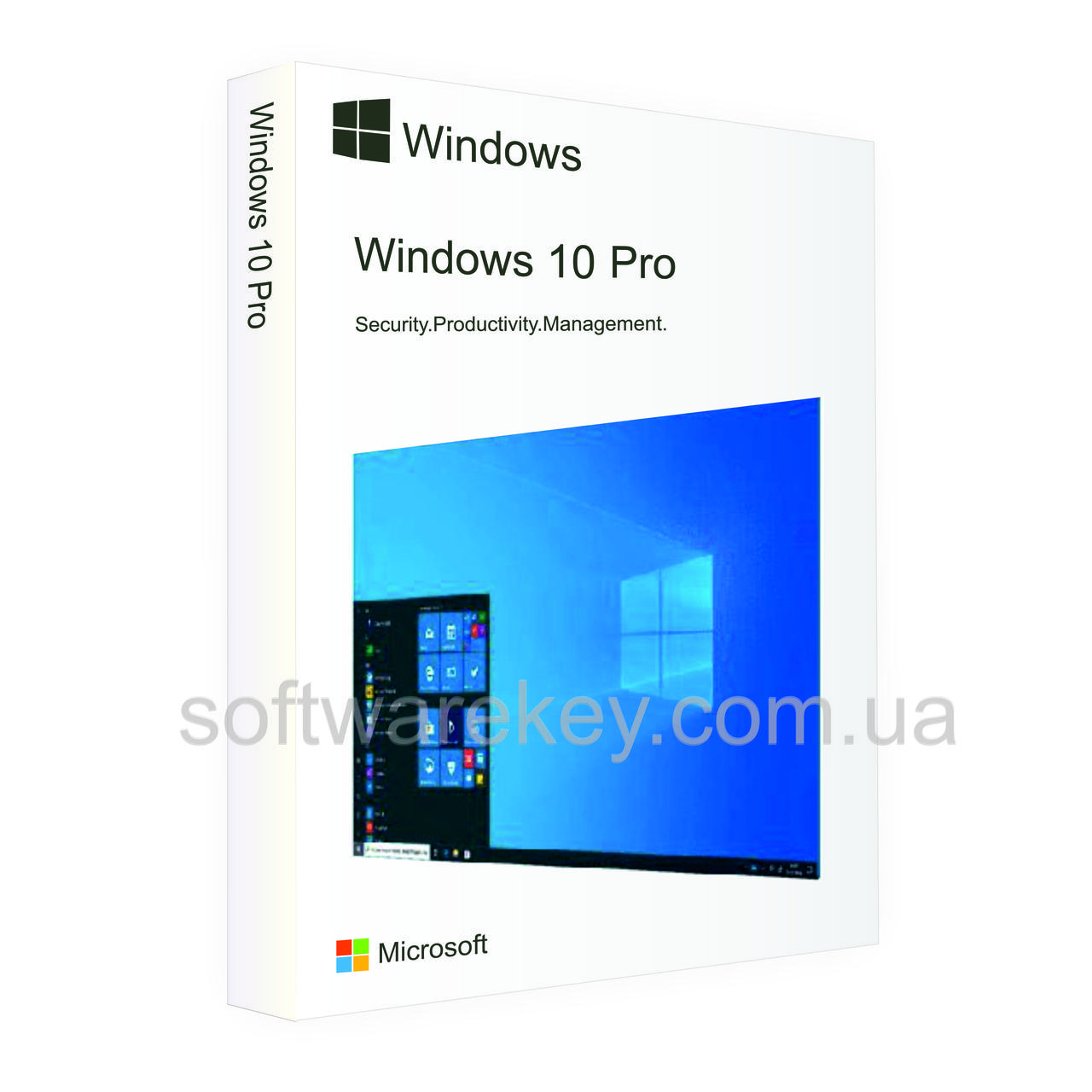 ПРОГРАМНЕ ЗАБЕЗПЕЧЕННЯ MICROSOFT WINDOWS 10 PROFESSIONAL 32/64-BIT USB МУЛЬТИМОВНА BOX (FQC-08788)