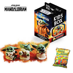 Мандаларець малюк Йода Yoda mandalorian Світбокс Кідсбокс Kids box мармелад з колекційною іграшкою