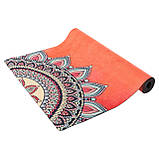 Замшевий двошаровий килимок для йоги 183x61x0.3 см Record FI-5662-9, фото 3