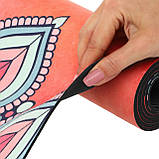 Замшевий двошаровий килимок для йоги 183x61x0.3 см Record FI-5662-9, фото 5