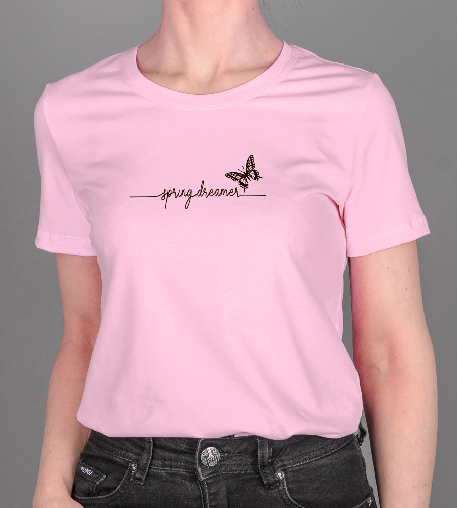 Футболка жіноча Spring Dreamer 2472ж (Уп.4шт M-XXL), Рожевий