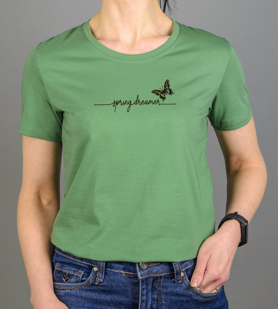 Футболка жіноча Spring Dreamer 2472ж (Уп.4шт M-XXL), Оливковий