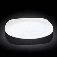 Тарелка обеденная Wilmax квадратная 25,5х25,5 см фарфор (991002 WL)