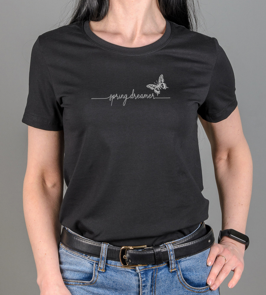 Футболка жіноча Spring Dreamer 2472ж (Уп.4шт M-XXL), Чорний