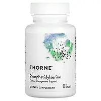 Фосфатидилсерин, Phosphatidylserine, Thorne Research, 60 капсул